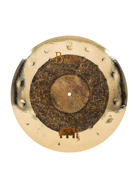 

Meinl B18DUC 18-inch Byzance Seeds Dual Crash Cymbal, Gold/Brown