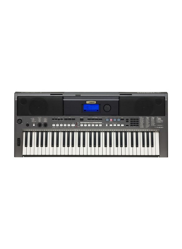Yamaha PSR-I400 Portable Keyboard, 61 Keys, 998 Voice, 218 Styles, Metallic Dark Grey