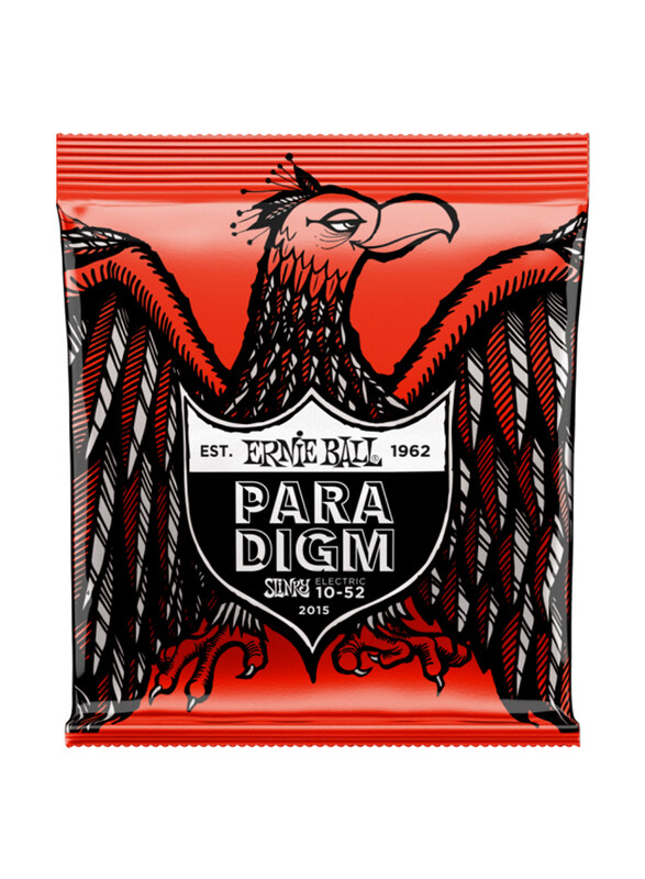 

Ernie Ball Skinny Top Heavy Bottom Slinky Paradigm Electric Guitar Strings, 10-52 Gauge, P02015, Multicolour