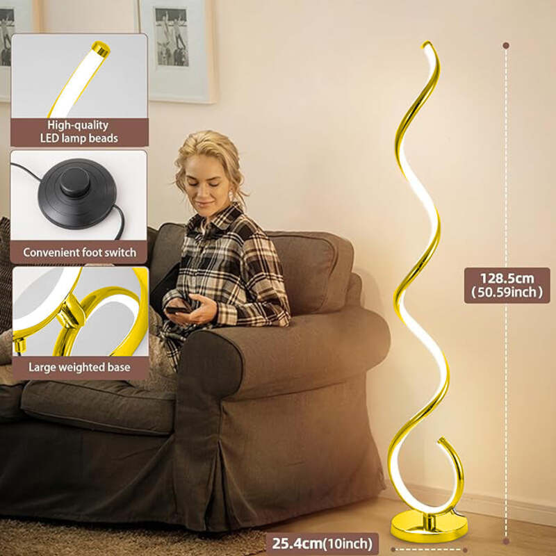 Modern Floor Lamp For Living Room Gold