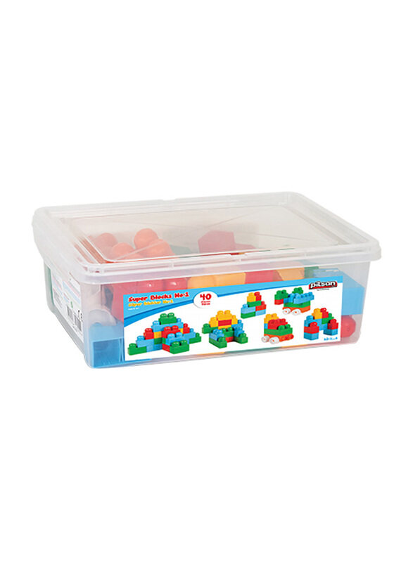 

Pilsan Super Blocks No: 1, 40 Pieces, Ages 1+