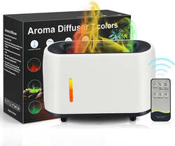 Aroma 240ml Air Diffuser with Humidifier, 7 Color Changing Modes & Waterless Auto-Off Protection for Bedroom Home, Office, Spa, Gym, etc.