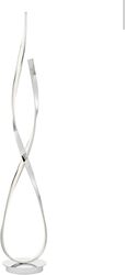 HOCC Twisted Arc Lamp Silver Colour