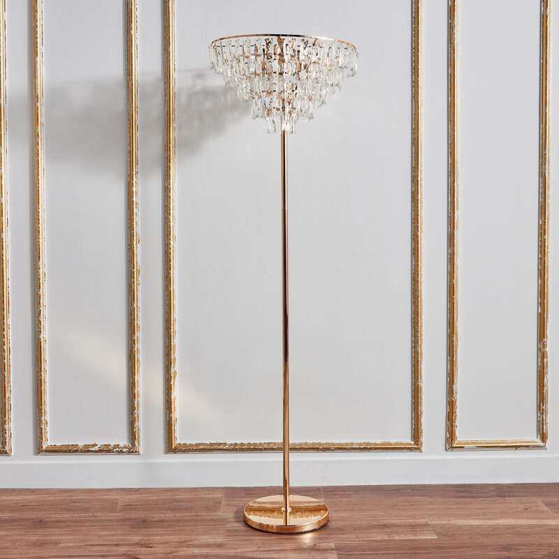 

HOCC Luminous Ribbon: Gold Floor Lamp