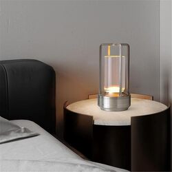 HOCC Metal Lamp for Outdoor and Indoor Silver