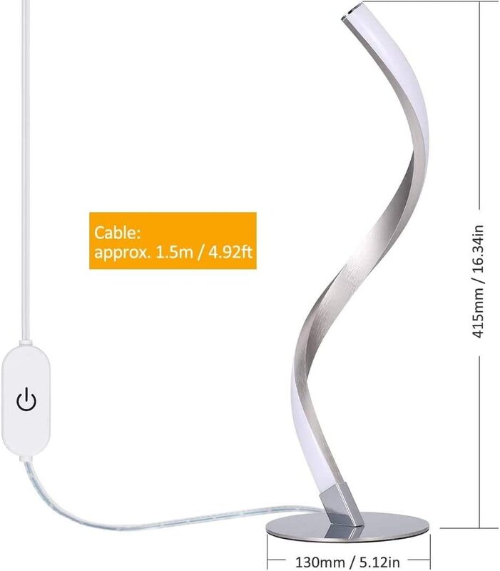 Modern Curved Bedside Reading Lamp (3 colors)