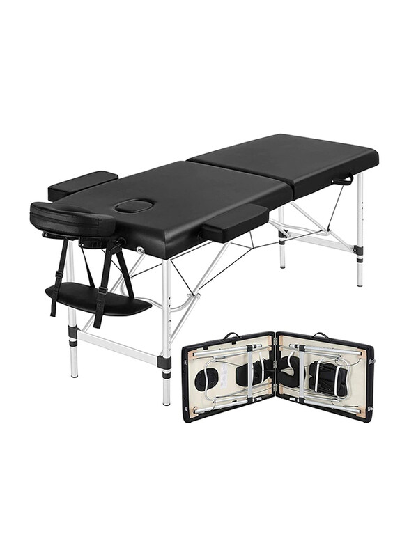 

La Perla Tech Professional Portable Massage Bed, Black