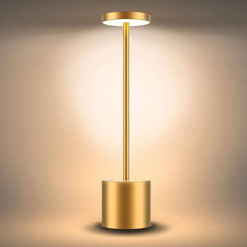 

HOCC Touch Sensor Table Lamp 6000mAh Battery Operated Gold