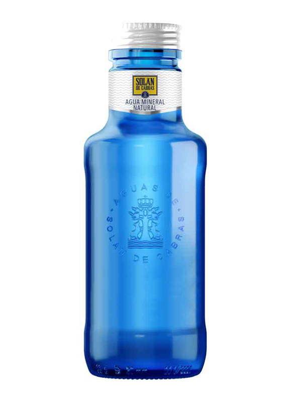 Solan De Cabras Glass Bottled Still Natural Mineral Water, 24 x 330ml