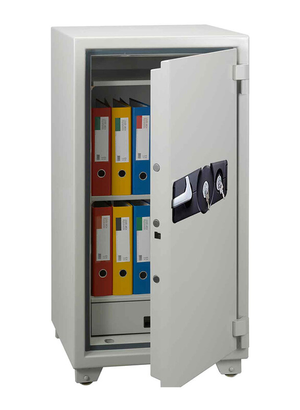 

Eagle Fire Resistant 2 Key Lock Safe, SS-150, Grey