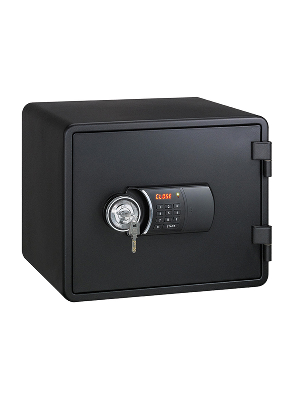 Eagle Fire Resistant Digital Key Lock Safe, YES-M020K, Black