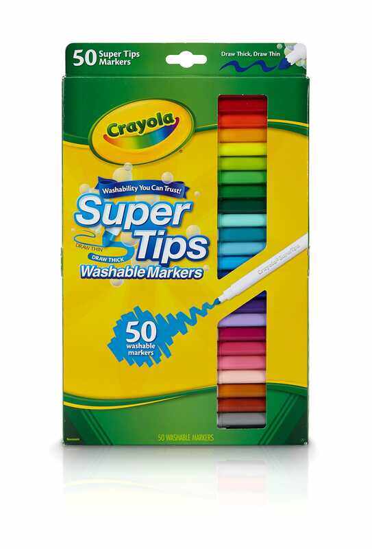 

Crayola Super Tip Washable Markers 50pc