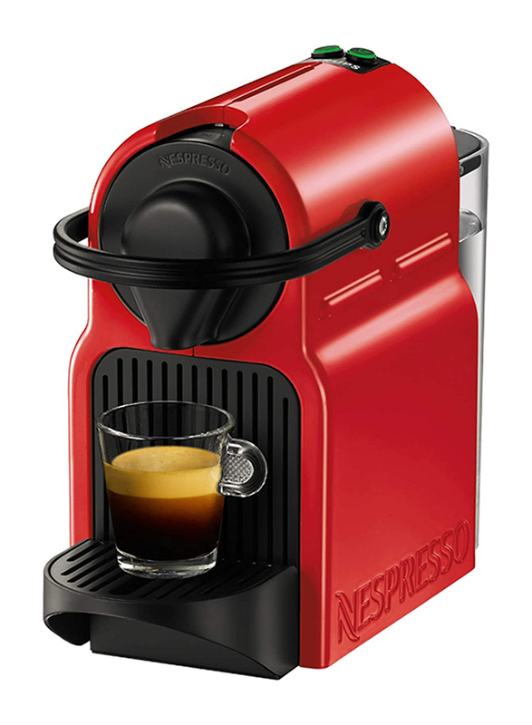 Nespresso Inissia Coffee Machine, 1260W, Red