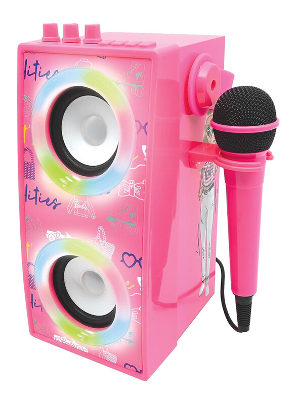 

Lexibook Barbie Portable BT Karaoke Speaker, Ages 9+