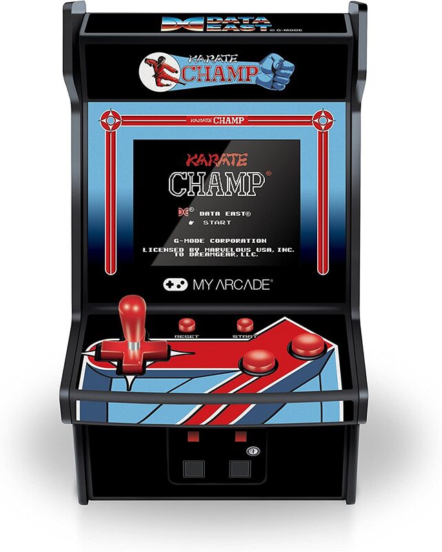 Dream Gear My Arcade Karate Champ Micro Player 6 Collectable Arcade, Blue