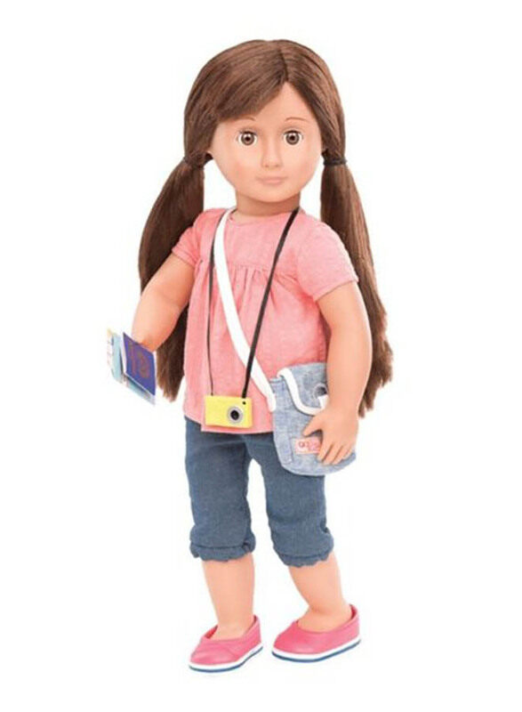 

Our Generation Deluxe Reese Travel Doll Toy, Ages 3+