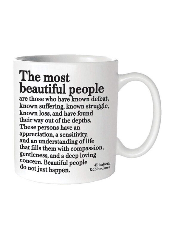 

Quotable Most Beautiful People Mugs, G335, White