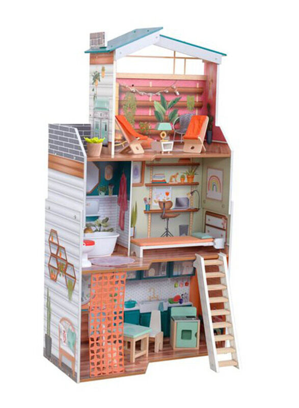 

Kidkraft Marlow Dollhouse, 115 Pieces, Ages 3+, Multicolour