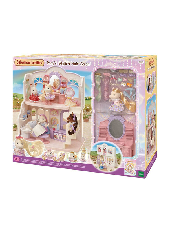 

Sylvanian Families Ponys Stylish Hair Salon, Ages 3+