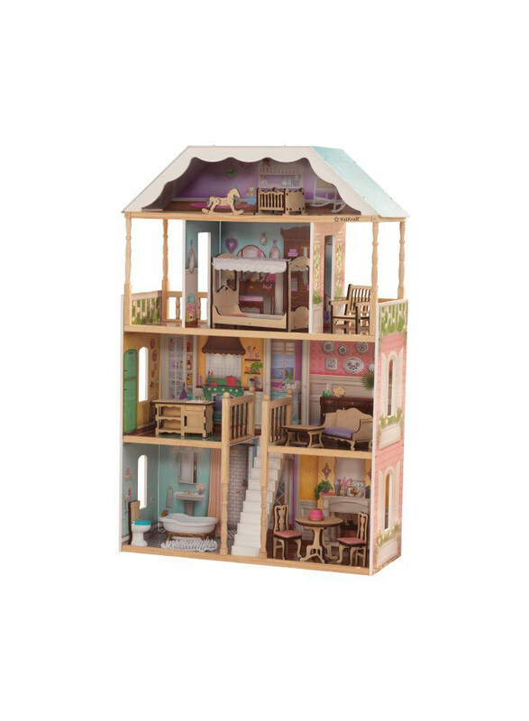 Kidkraft Charlotte Dollhouse, 15 Pieces, Ages 3+, Multicolour