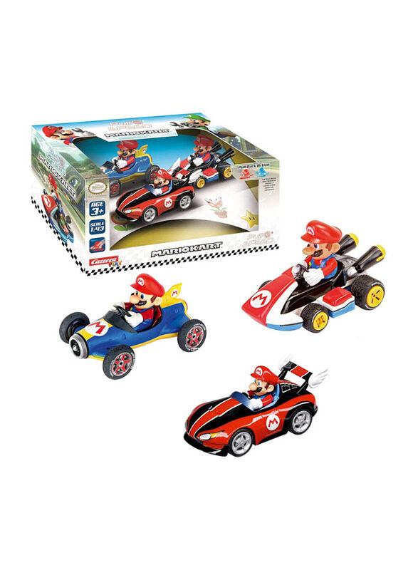 

Carrera Pull N Speed Mario Kart Collectors Racing Car, Ages 3+, Assorted