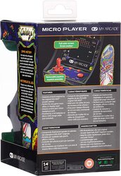 My Arcade Galaga Micro Player 10-inch Mini Game Cabinet, Black