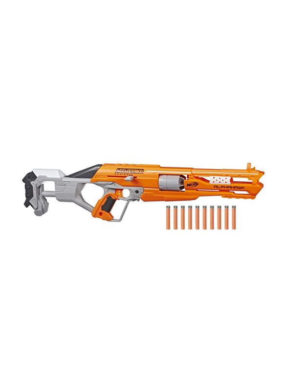 

Nerf N-Strike Elite AccuStrike Alphahawk with 10 Nerf Dart Set, Ages 8+