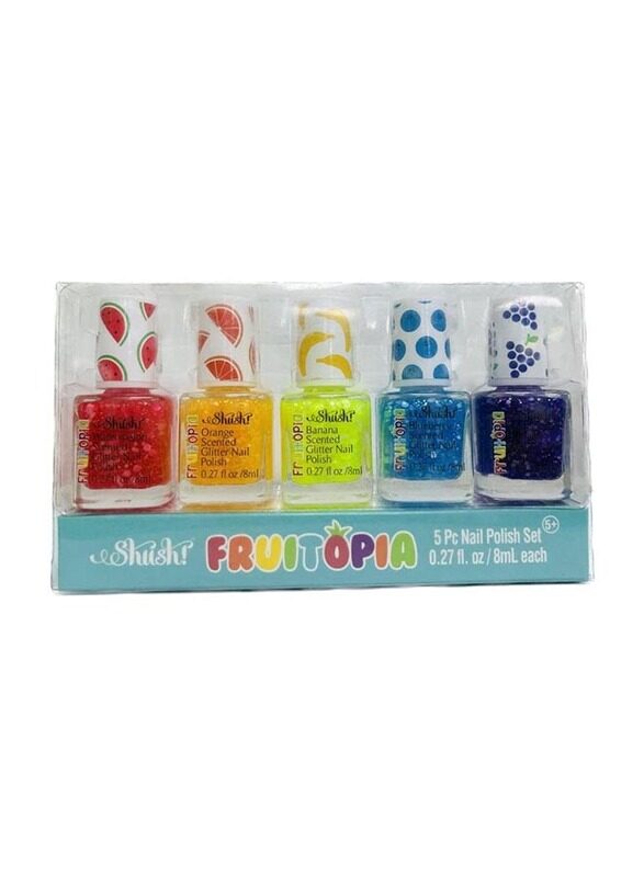 

Shush Fruitopia Water Nail Polish Set, Multicolour