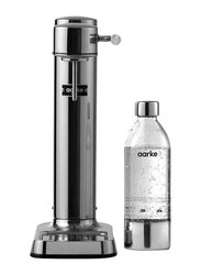 Aarke Carbonator 3 Premium, Sparkling & Seltzer Water Maker with PET Bottle, Polished Steel