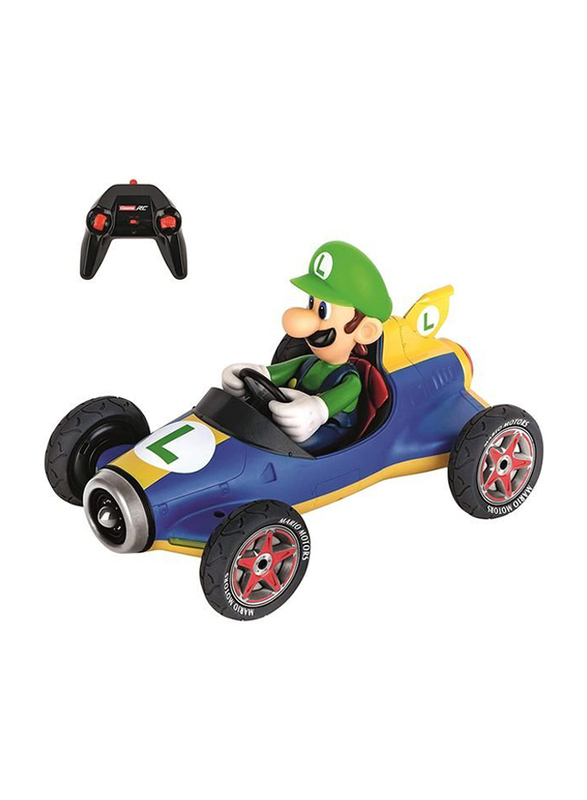 Carrera RC Mario Kart Luigi Mach 8 Remote Radio Control Car, Ages 6+