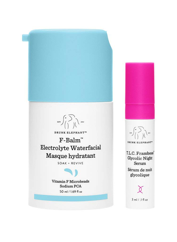 Drunk Elephant F-Balm Electrolyte Waterfacial Mask Set, 2 Pieces