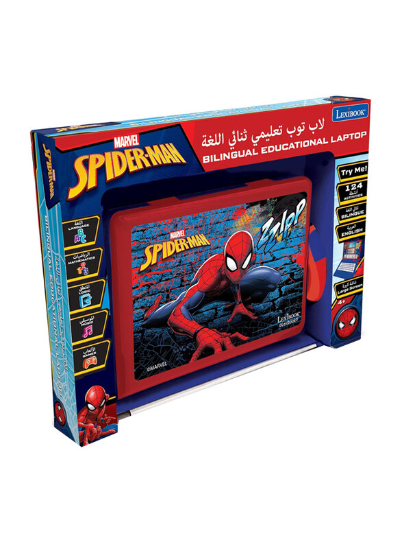 

Lexibook Spiderman Bilingual Educational Laptop Toy, Ages 4+