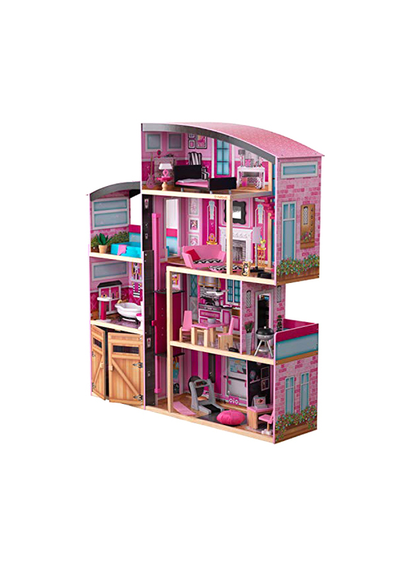 KidKraft Shimmer Mansion wooden Dollhouse Playset, Ages 3+