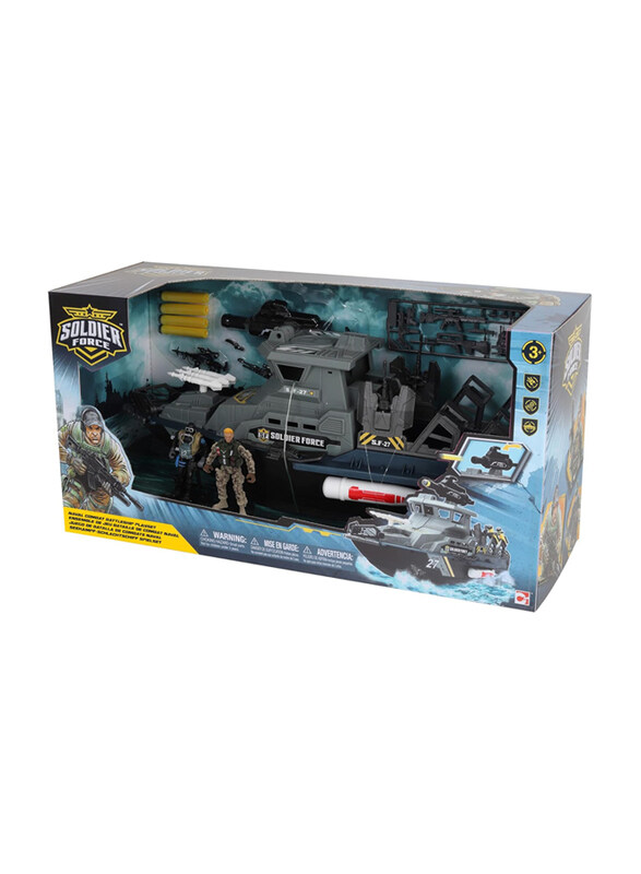 

Soldier Force Naval Combat Battleship Playset, Ages 3+