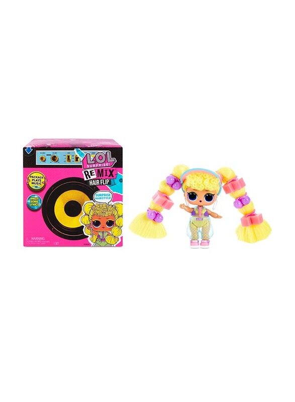 

LOL Surprise! Remix Hair Flip Doll Toy, Ages 3+
