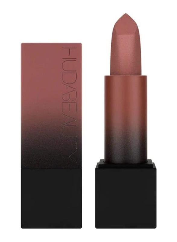 Huda Beauty Power Bullet Matte Lipstick, 3gm, Joyride, Brown