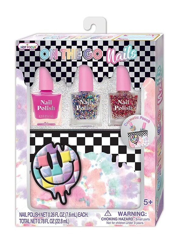 

Shush Hot Focus On The Go Nail Polish, Multicolour