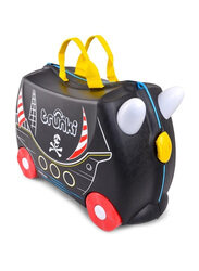 Trunki Pedro the Pirate Ship Trolley Bag, Black/Yellow/Red