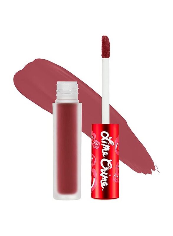 

Lime Crime Matte Velvetines Liquid Lipstick, Saint, Brown