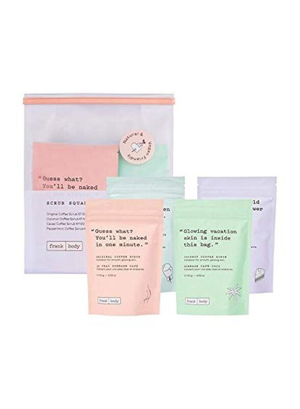 

Frank Body Mini Scrub Squad, 100gm, 4 Pieces