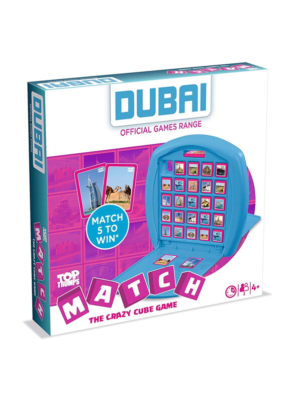 

Top Trumps Match Dubai Winning Moves Crazy Cube Game, Ages 4+