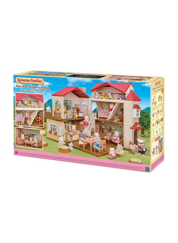 

Sylvanian Families Red Roof Country Home Secret Attic Playroom, Ages 3+