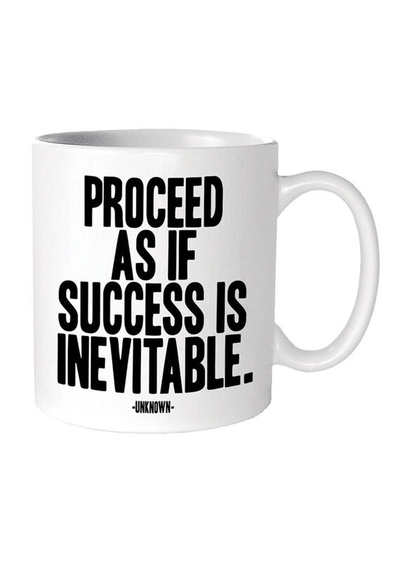 

Quotable Proceed As If Mugs, G289, White