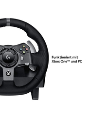 Logitech G920 Driving Force Steering Wheel for Xbox, PlayStation, PC, 941-000123, Black