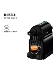 نيسبرسو ماكينة قهوة انيسيا, 1260 واط, D40, أسود