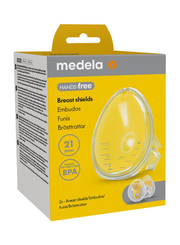 

Medela Hands-free Breast Shield, 2 Pieces, Clear