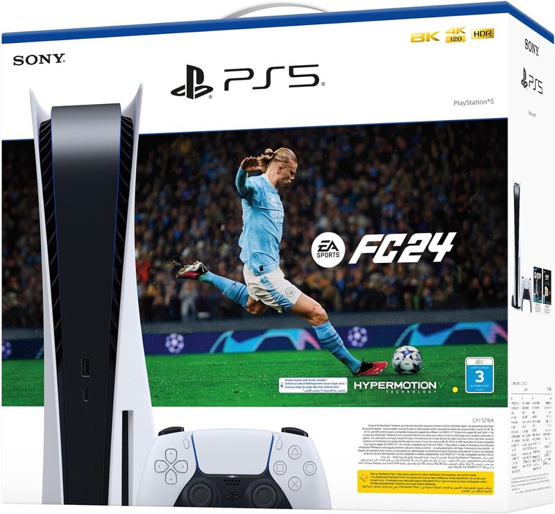 PlayStation 5 Disc Console with FC24