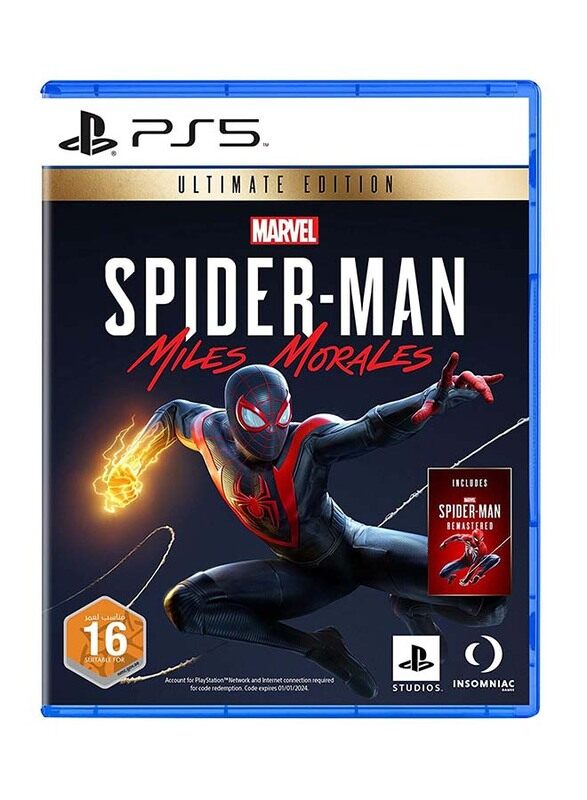 

Marvel Spider-Man: Miles Morales Ultimate Edition Video Game for PlayStation 5 (PS5) by Insomniac Games