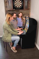 Arcade 1Up 2 Games in 1 Pac-Man Arcade Cabinet, Yellow/Black