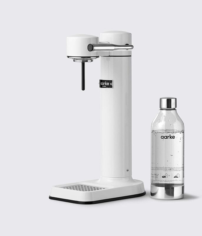 Aarke Carbonator II Premium Carbonator Sparkling Water Maker with Pet Bottld, White
